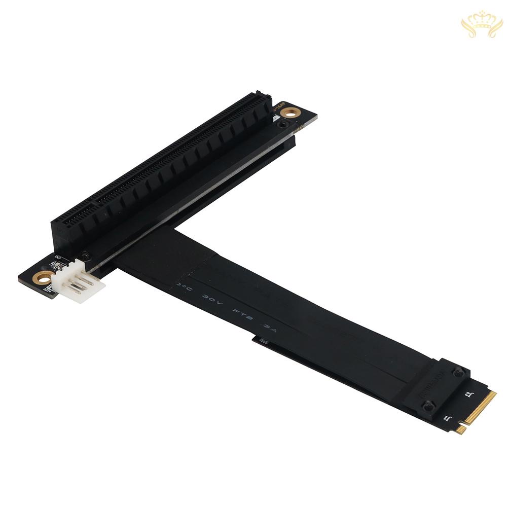 Mới Dây Cáp Mở Rộng Chuyển Đổi Tốc Độ Cao M.2 Nvme M-Key Sang Pci-E 3.0 16x Ssd (90) Hỗ Trợ 2230 / 2242 / 2260 / 2280 M.2 Ssd (90)