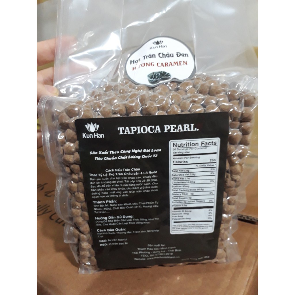 Trân Châu Đen Hương Cà phê Kun Han 2kg