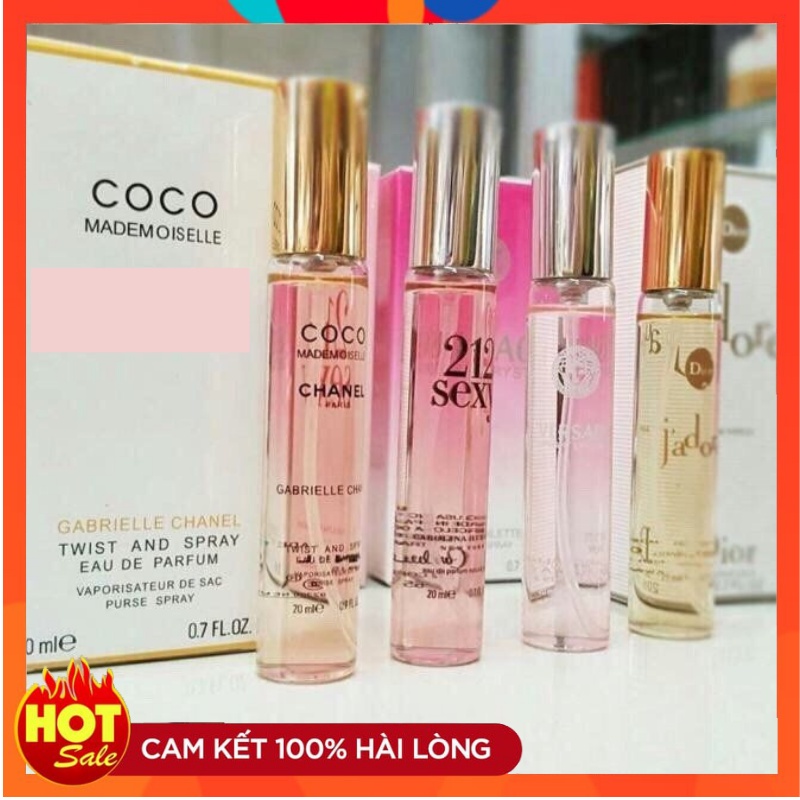 Nước Hoa mini Nam Nữ Cao Cấp 20ml Hương Thơm Quyến Rũ Thơm Lâu | Thế Giới Skin Care