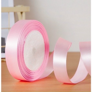 1 lốc ruy băng lụa trơn màu