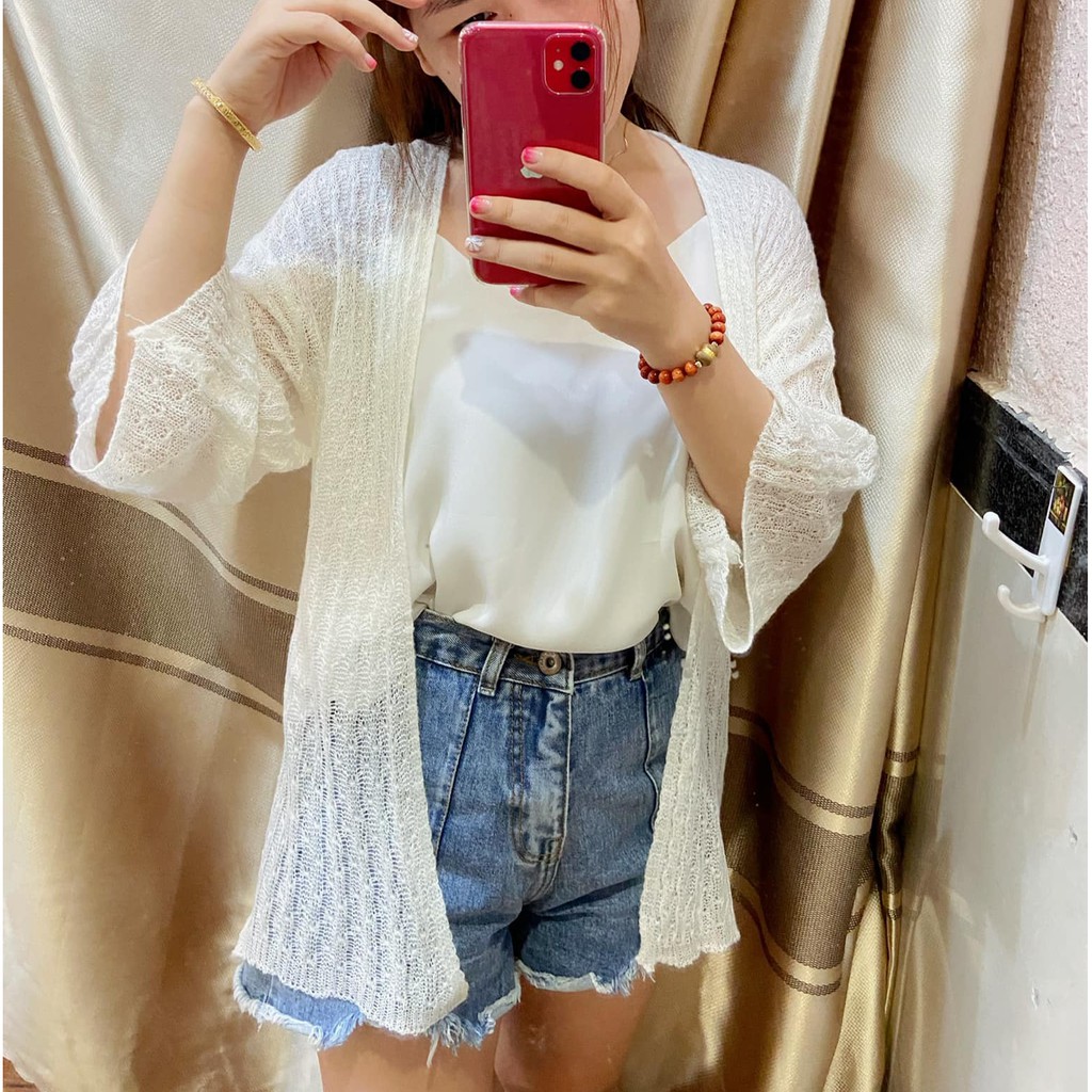 Áo khoác cardigan len mỏng mới siêu đẹp | BigBuy360 - bigbuy360.vn