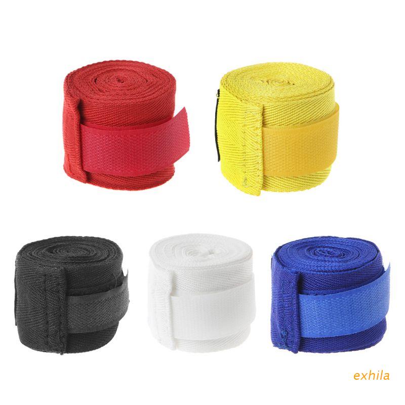 Băng quấn bảo vệ cổ tay bằng vải cotton 2.5m chuyên dụng dành cho người tập đánh boxing