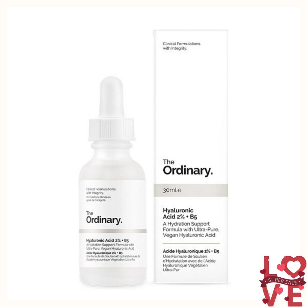 Cấp ẩm hồi phục Hyaluronic Acid 2% + B5 - The Ordinary ✾ﾑ