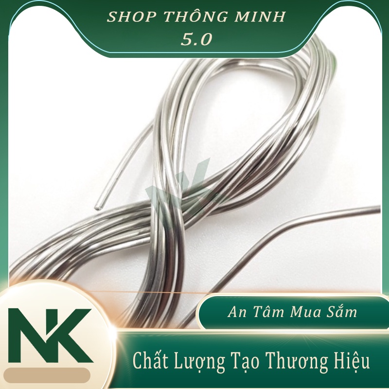 Thiếc Hàn 0.8MM SN63 Hàn Bóng 1 MétThiếc SN63 sợi 0.8mm chuyên dụng cho mạch điện