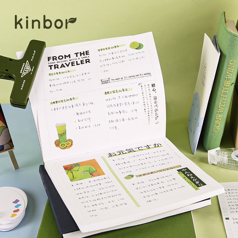 Sổ Tay Ghi Chú Agenda Bìa Da PU Hình Vuông Dễ Thương