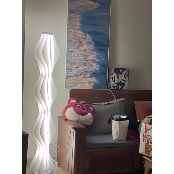Đèn sàn Decor thiết kế nghệ thuật cao 1.73m ánh sáng 3 màu 21 tấm chao