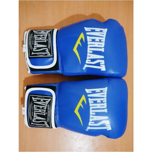 Găng tay boxing đấm bốc EVERLAST - Màu Xanh