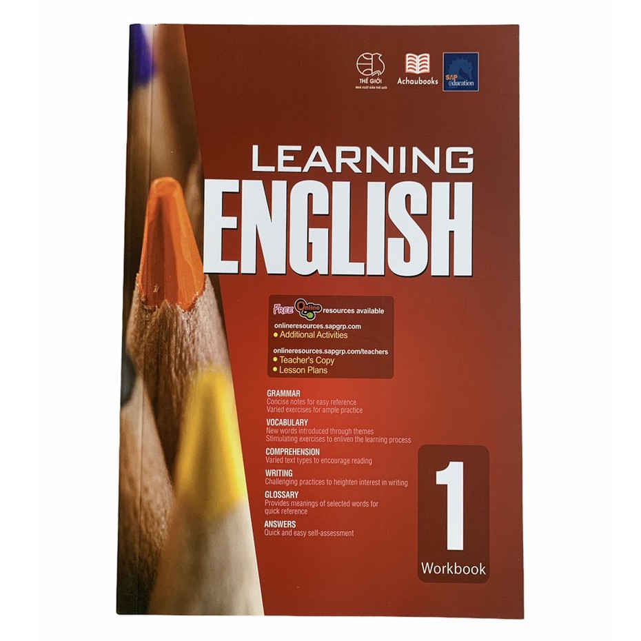 Sách : Learning English 1 - Làm chủ tiếng anh ngay từ đầu ( dành cho trẻ từ 6 tuổi )