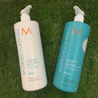 Dầu gội xả phục hồi hư tổn Moroccanoil Moisture Repair Hàng cao cấp 1000x2