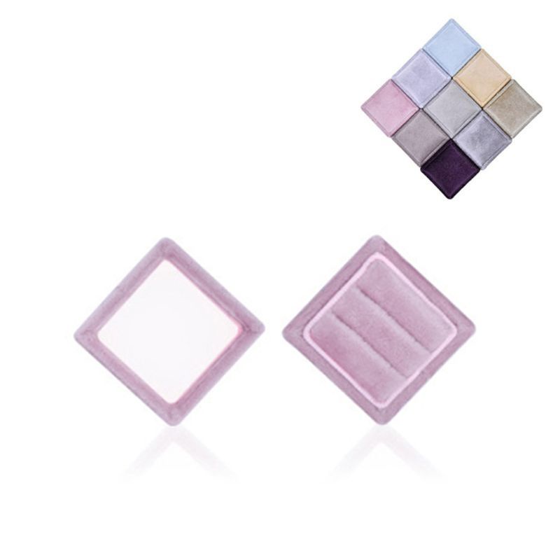 Giá Đỡ Trưng Bày Nhẫn Đôi Phong Cách Vintage Có Nắp Tháo Rời Được Dành Cho Ngày Valentine