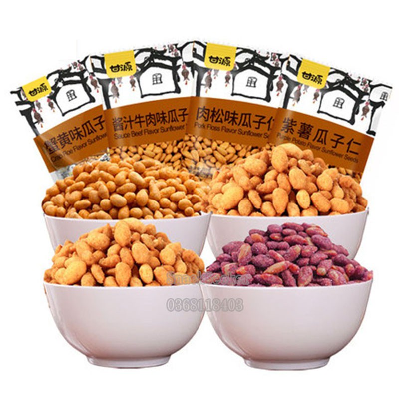 🍑Hướng dương GANYUAN tẩm vị - Combo 3 gói hấp dẫn - Đồ ăn vặt TQ hấp dẫn - SNACK SEEKER | BigBuy360 - bigbuy360.vn
