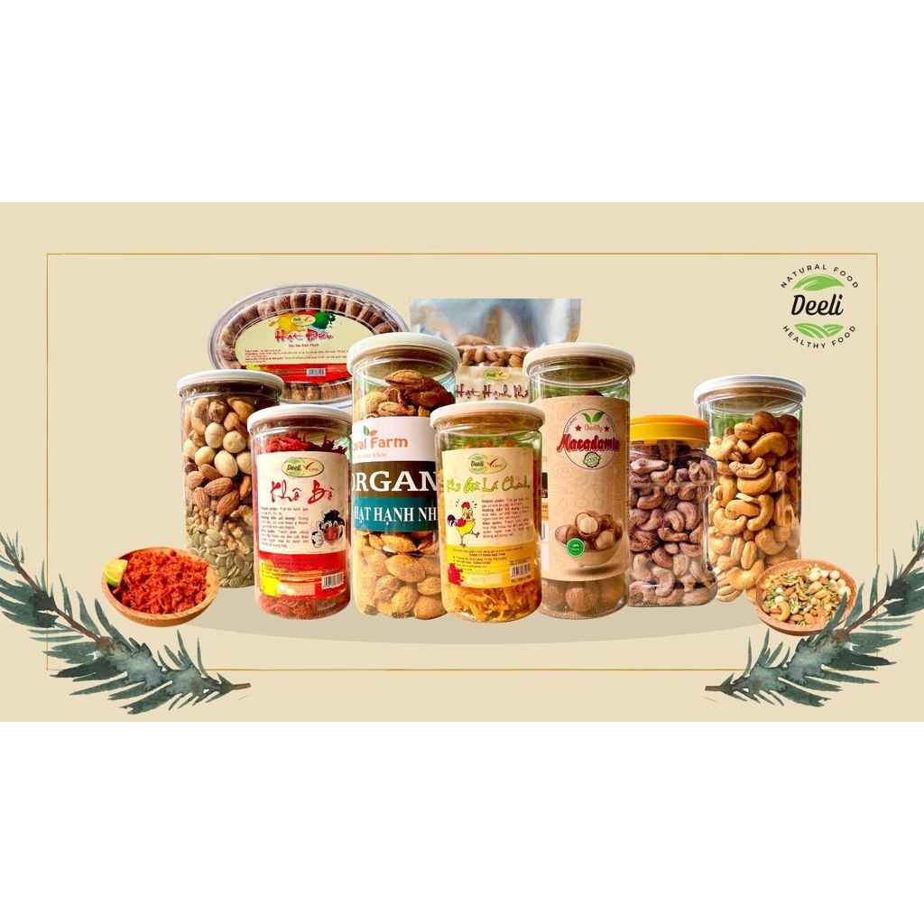 Khô gà lá chanh chuẩn vị 250g đồ ăn vặt Deelifood | BigBuy360 - bigbuy360.vn
