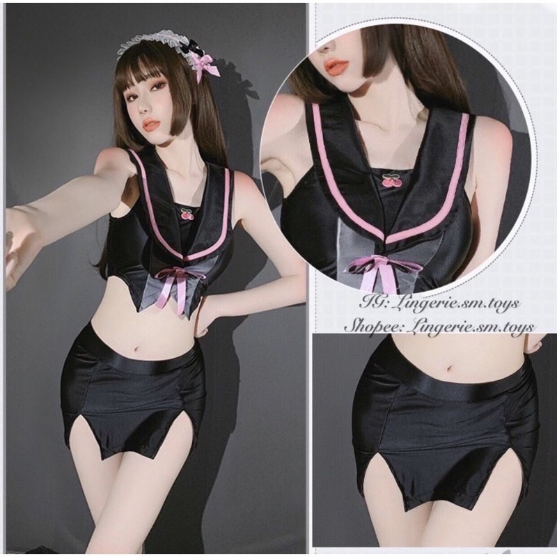 Trang Phục Hoá Trang Phong Cách Dễ Thương - Set Trang Phục Váy Ôm Gợi Cảm Nữ