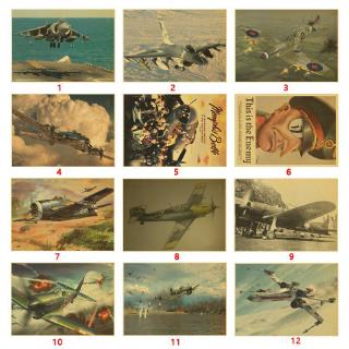 Poster Dán Tường Hình Máy Bay Chiến Tranh Thế Giới Ii