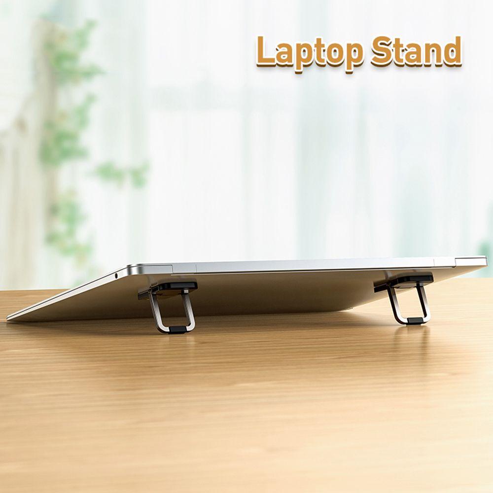 Set 2 Giá Đỡ Tản Nhiệt Mini Bằng Hợp Kim Kẽm Tùy Chỉnh Tiện Dụng Cho Laptop