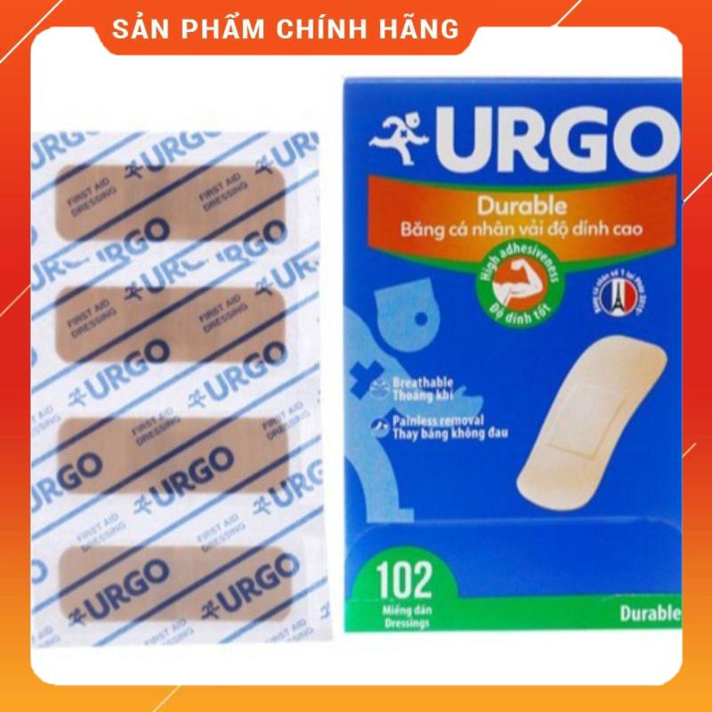 Băng Cá Nhân Tăng Cường Độ Dính Urgo Durable (Hộp 102 Miếng)