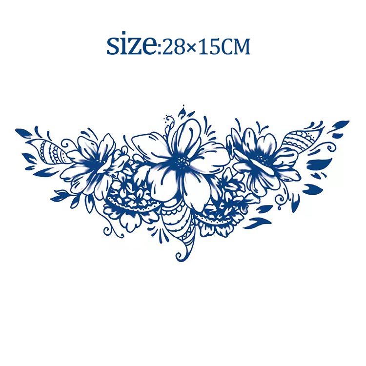 Hình Xăm Dán Tạm Thời Chống Nước Lâu Trôi 15 Ngày; 28cm * 15cm