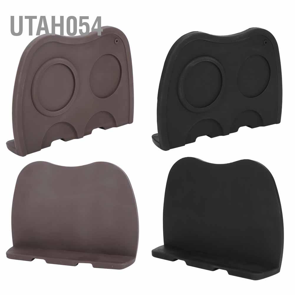 Utah054 Silicone Anti‑Slip Coffee Tamper Mat Pad Holder Support Machine Accessories Tool