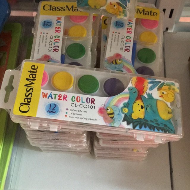 Màu nước dạng nén 12 màu ClassMate CL - CC101