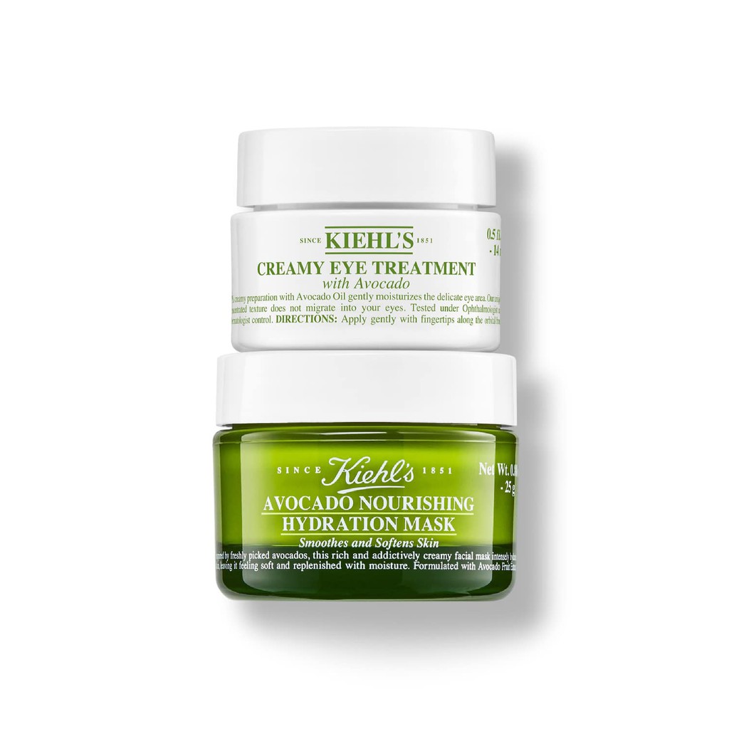 [ Kiehl's ] Set 2 món dưỡng ẩm sâu với thành phần từ bơ Nourished by Nature Avocado Duo