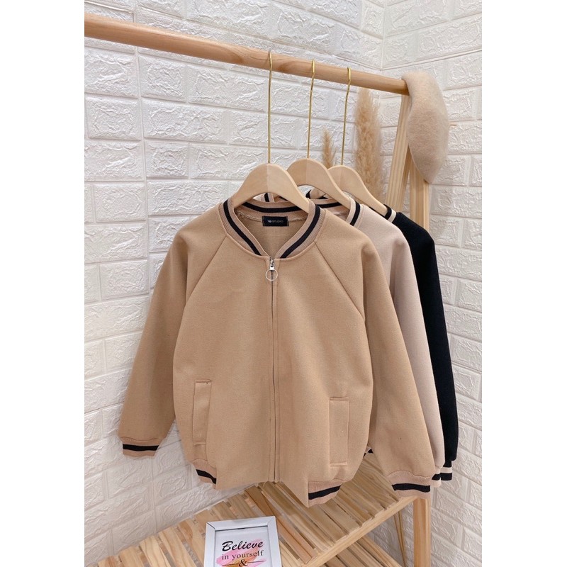 [Siêu Hot] Áo Dạ Len Ép Kéo Khoá, Áo Dạ 3 Màu Dáng Bomber Có Ảnh Thật Kèm Video | BigBuy360 - bigbuy360.vn