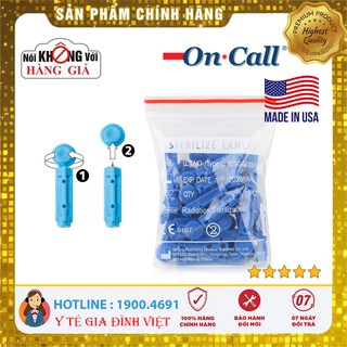 ⚡️Chính hãng⚡️ Kim chích máu tiểu đường Medisafe loại đầu xoay 50 cây