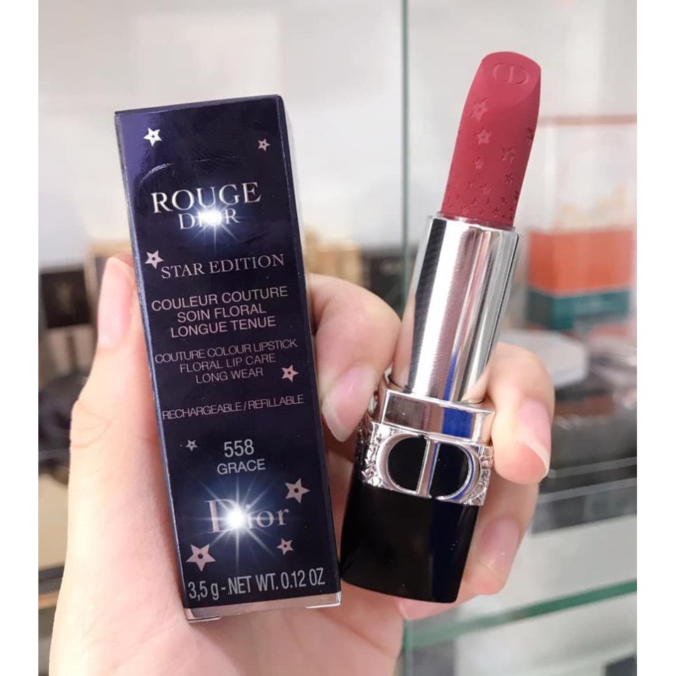 Son D.ior Rouge Velvet màu 558 Grace - 720 Icone Velvet - 840 Rayonnate Đỏ Gạch  (Limited)