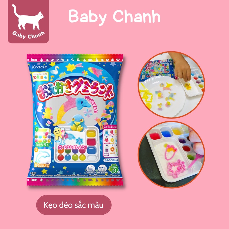 Popin Cookin đồ chơi thí nghiệm làm kẹo dẻo nhiều màu sắc ăn được