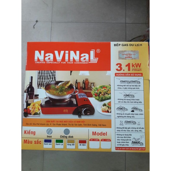 Bếp ga du lịch mini NAVINAL siêu bền 3.1kw,2700kcal/h