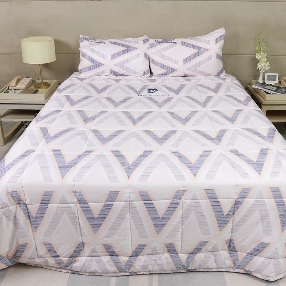 Bộ Drap Gối Chữ V Tencel Silky Pierre Cardin PCABDTF004