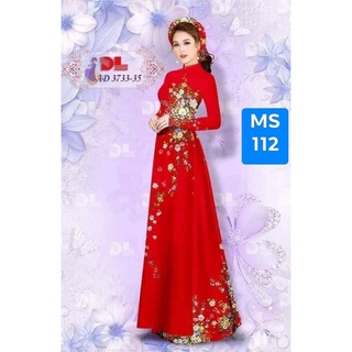 Đủ màu áo dài in 3d hoa rẻ đẹp - áo dài đan linh