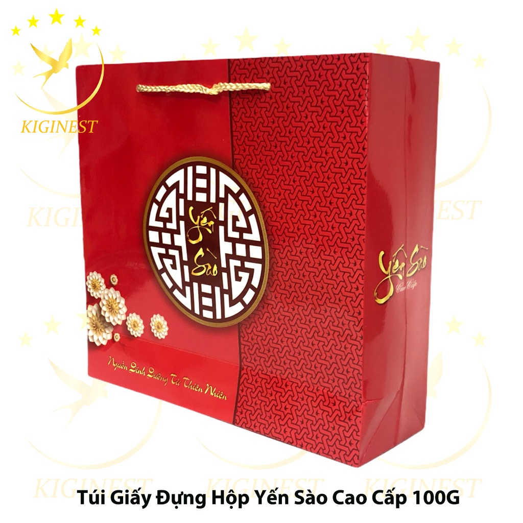 [RẺ NHẤT] TÚI GIẤY YẾN SÀO CAO CẤP ĐỰNG HỘP 100G, MẪU ĐẸP - SANG TRỌNG, KÍCH THƯỚC 28 X 29CM