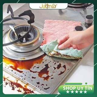 🔰 [ CHẤT LƯỢNG ] Set 10 khăn lau bếp đa năng 2 mặt zic zắc ✅