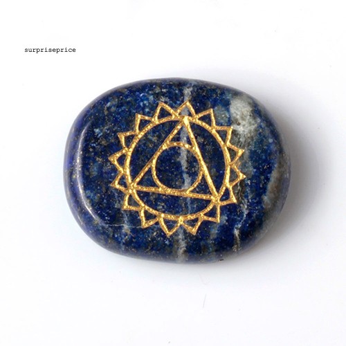 Bộ 7 đá luân xa dùng trang trí độc đáo