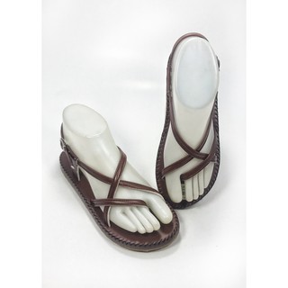 (BẢO HÀNH) GIAY SANDAL DA THẬT 3 DÂY CHÉO MANG SIÊU BỀN SIÊU XINH.