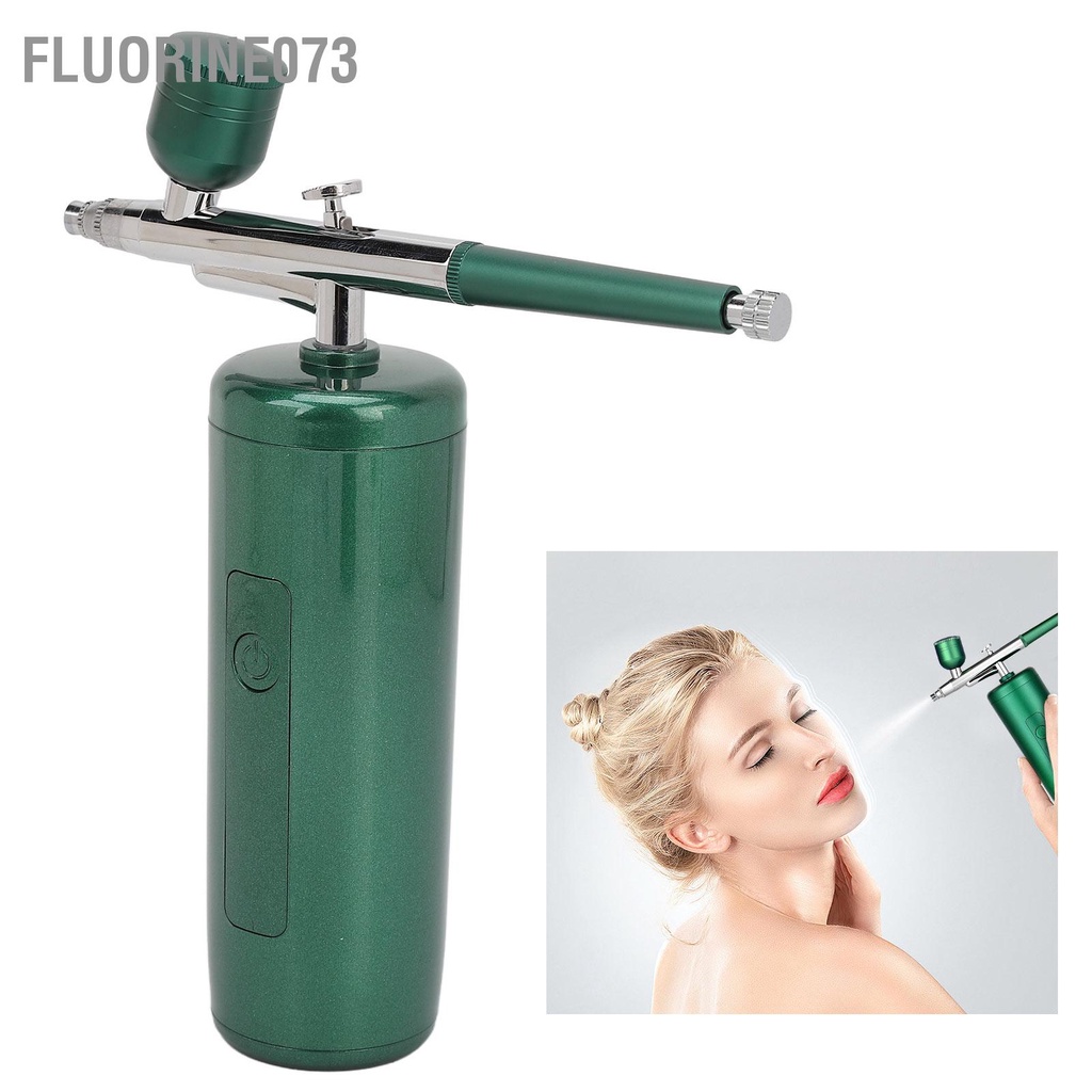 [Hàng Sẵn] Xịt rửa mặt Airbrush không dây cầm tay áp suất cao Nano nước chăm sóc da Chăm Tiêm oxy 【Fluorine073】