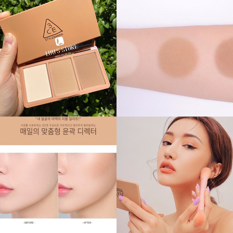 Bảng Highlight Và Tạo Khối 3CE #Tawny
