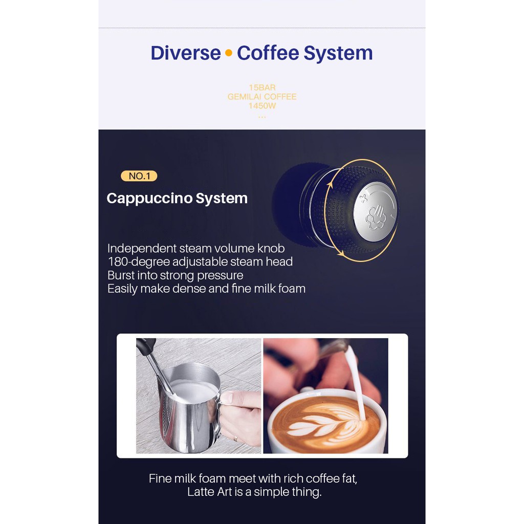 Máy pha cà phê CRM 3605E Espresso