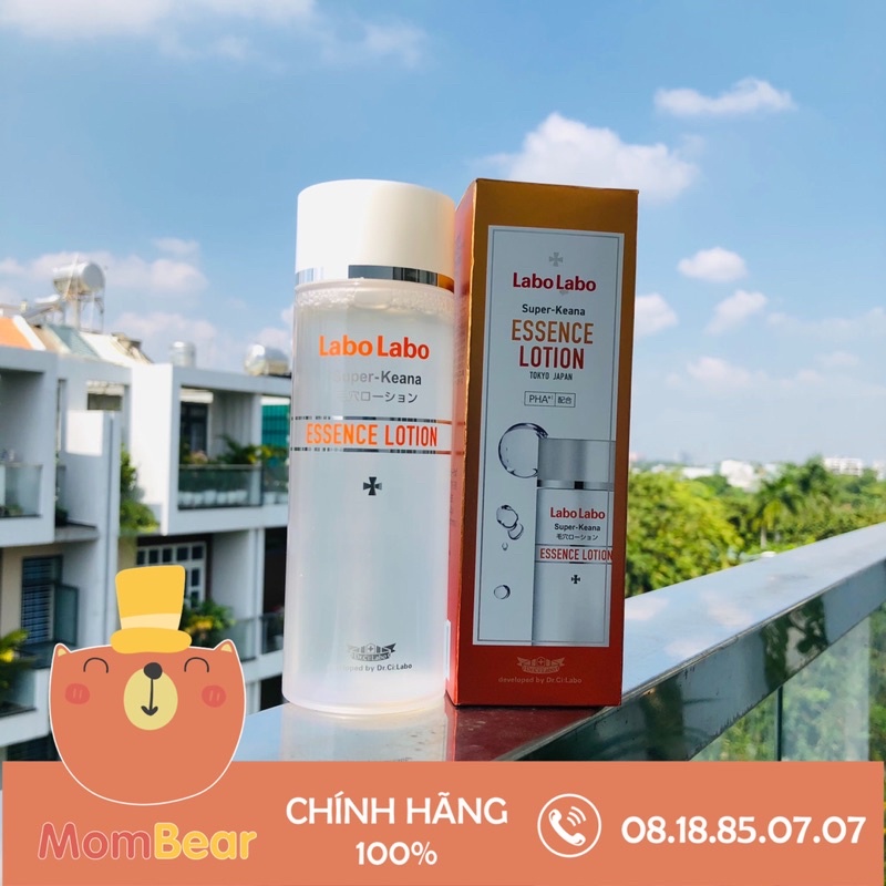 [Mẫu Mới] Toner Nước hoa hồng Labo Labo se khít lỗ chân lông 200ml