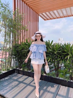 Set áo trễ vai, chân váy ( Mai Trang 4/31)