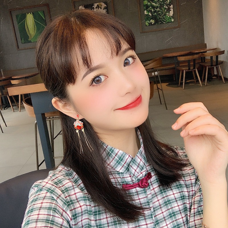 Khuyên Tai Tua Rua Phong Cách Trung Hoa Độc Đáo