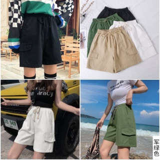 Quần đùi kaki nam nữ có nắp túi quần short Vanessa Stylish ống rộng thoải mái, form trẻ trung năng động QH.50