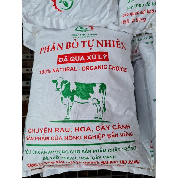 1kg Phân bò khô đã qua sử lý