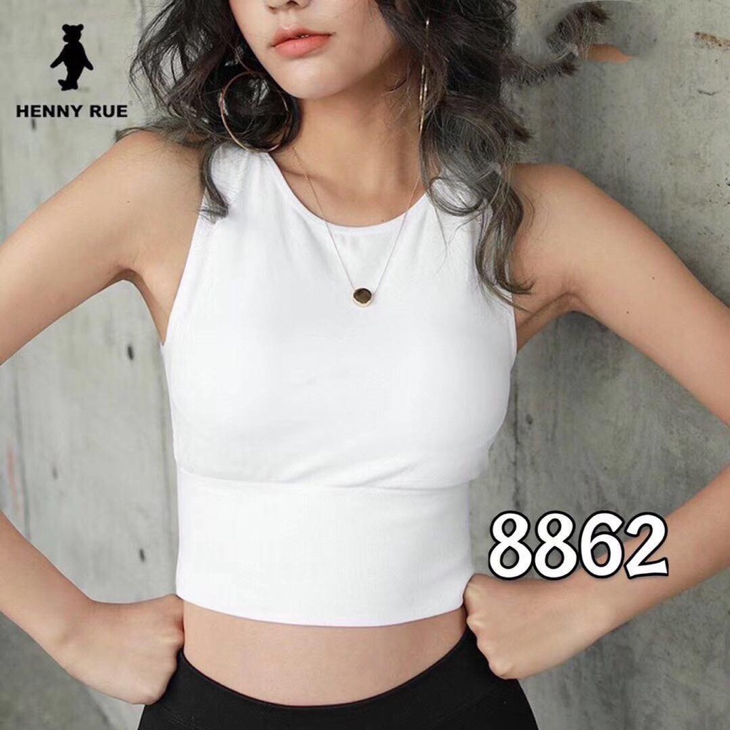 Áo lót nữ Dáng Croptop, Áo Bra Tập Gym yoga aerobic phong cách trẻ trung năng động - Bra 8862
