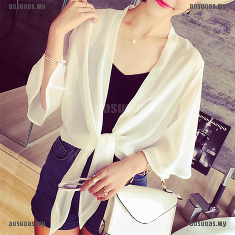 Áo Khoác Cardigan Chống Nắng Bằng Vải Chiffon | BigBuy360 - bigbuy360.vn