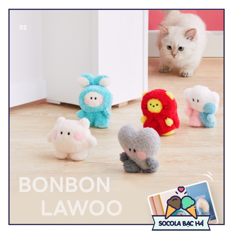 TRUZ Linefriends bagcharm - gấu bông Truz