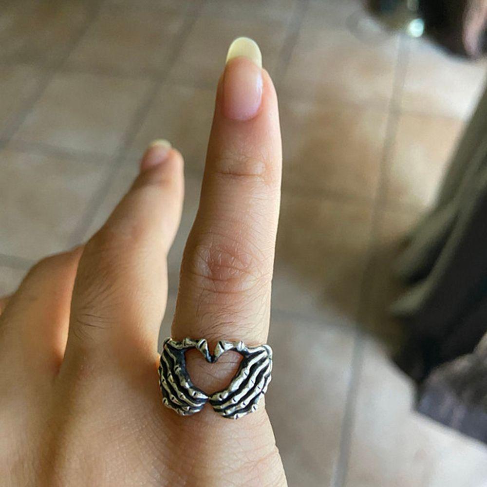 Nhẫn VANES1 Nhiều Kích Cỡ Họa Tiết Trái Tim Cho Nam Và Nữ