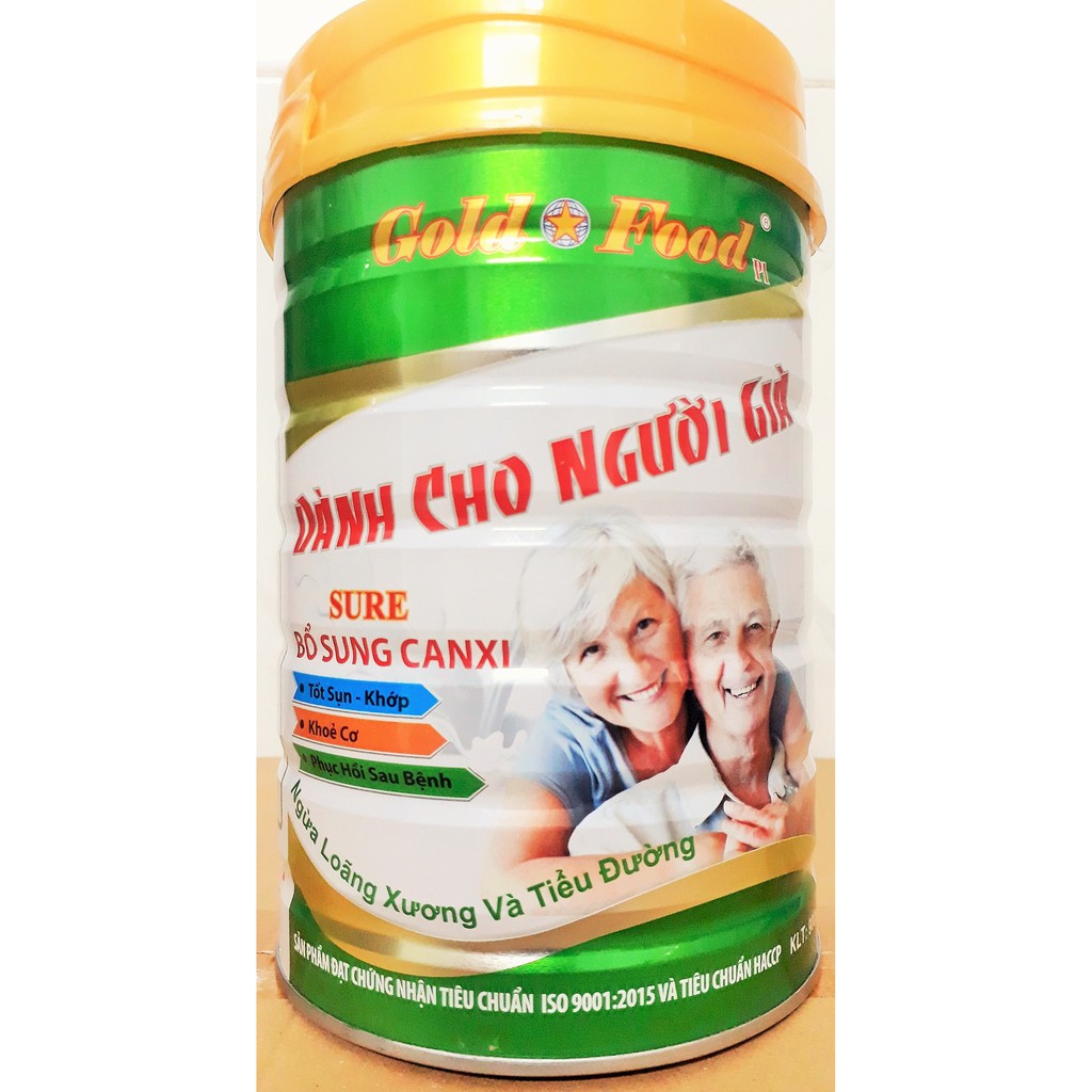 Sữa Goldfood đặc biệt bổ sung canxi dành cho người già The Old lon 900gr - Công ty TNHH Hoàng Khang
