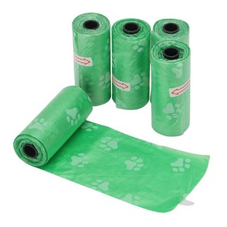 5 cuộn bao chứa chất thải thú cưng