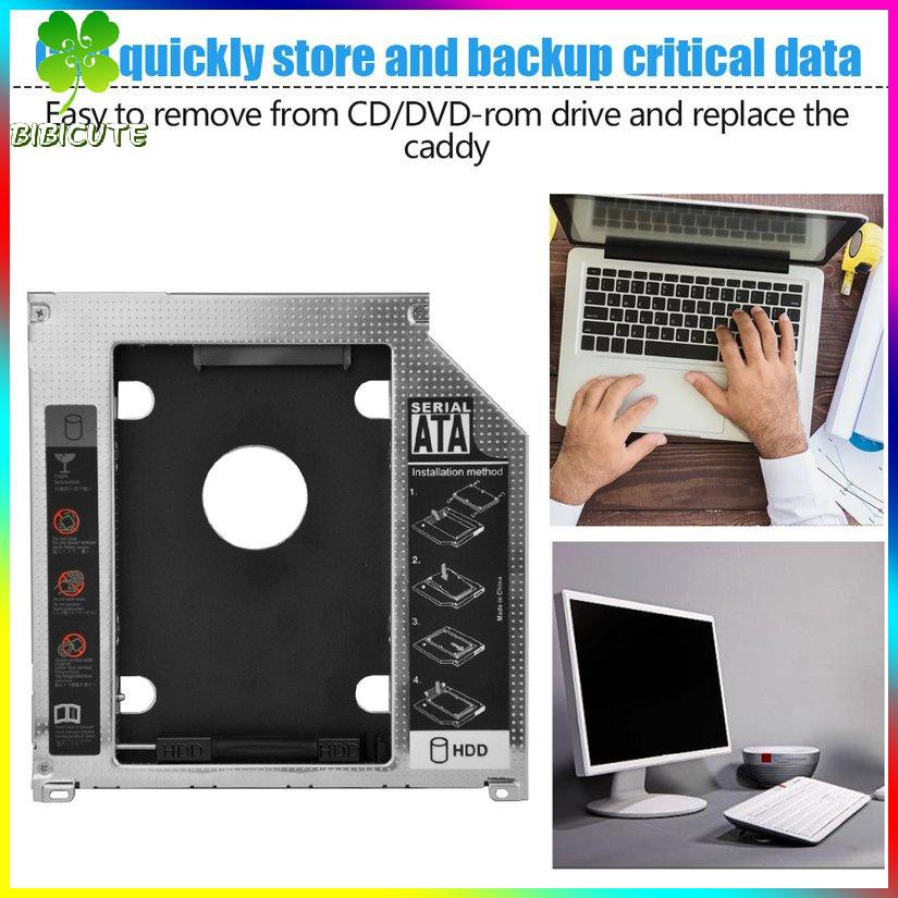 Khay Chuyển Đổi Ổ Cứng 2.5 "9.5Mm Sata 2nd Hdd Ssd Cho Cd Rom Optical Bay | BigBuy360 - bigbuy360.vn